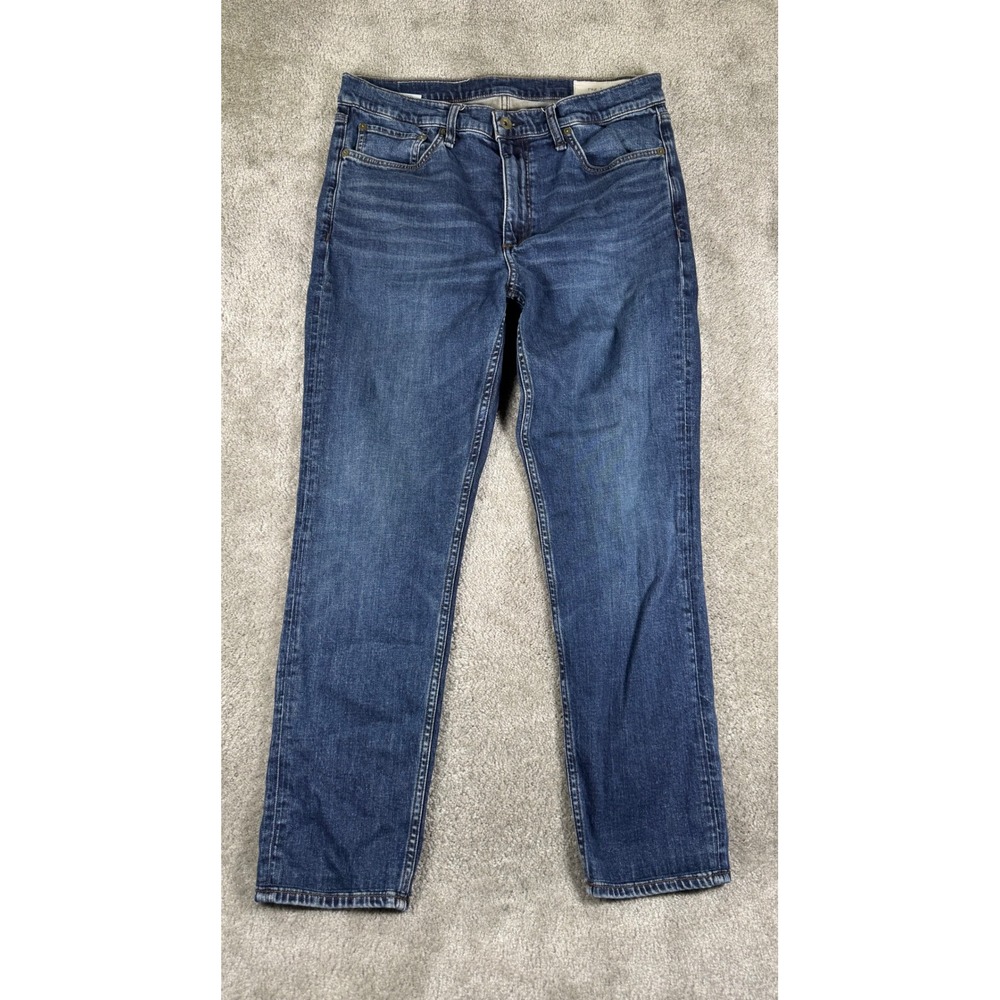 Rag & Bone Fit 2 Slim Jeans Cole Wash Blue Denim 34x32 MED23S1223FFCO